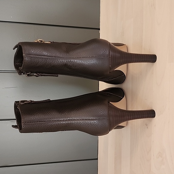 New Kurt Geiger London Shoreditch High Heel Leather Ankle Boots - Picture 7 of 8